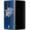 NBA OKC Thunder Distressed Galaxy Z Fold4 5G Skin
